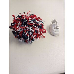 American Girl Replacement Pom Pom and one (1) White Sneaker